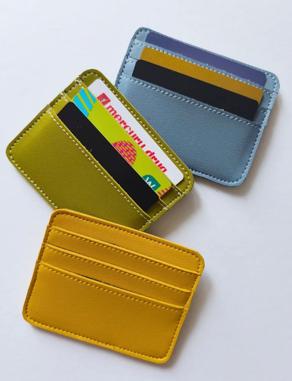 Triple Cardholder with Back Pocket