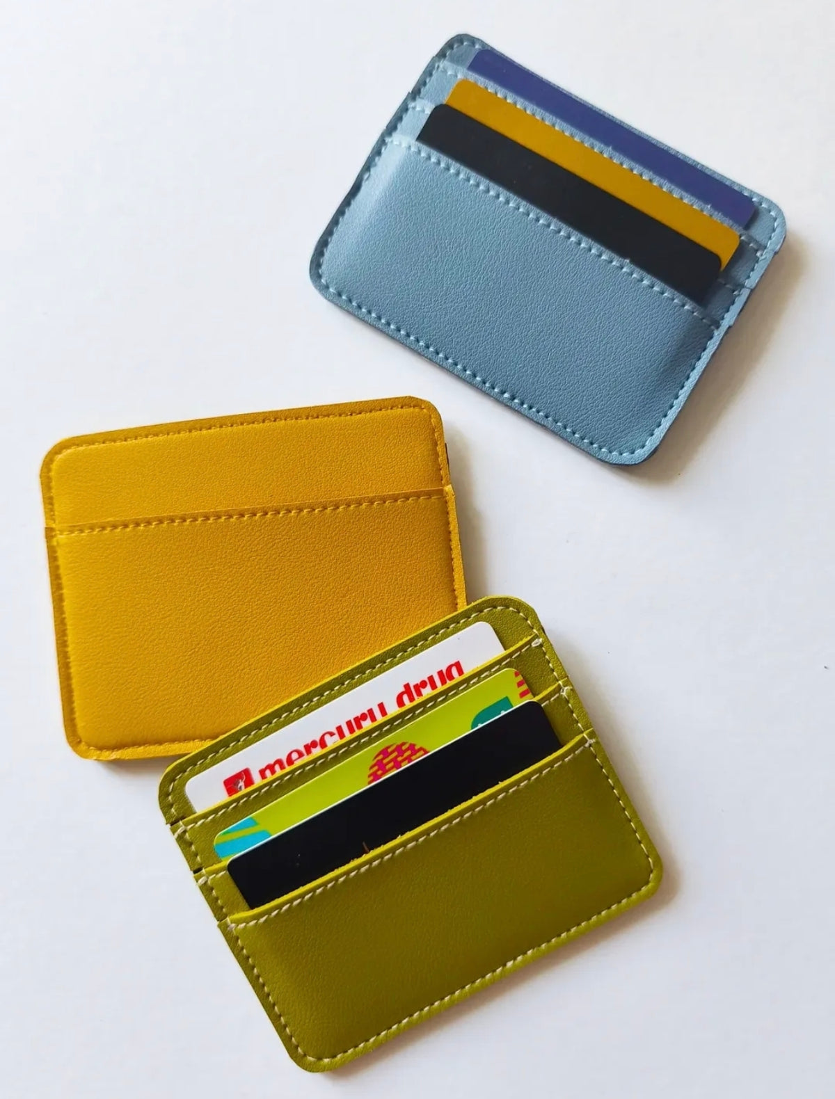 Triple Cardholder with Back Pocket
