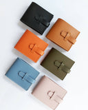 Outer Lock Criss-Cross Bifold Wallet